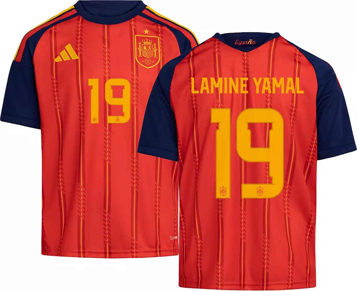 KIDS Lamine Yamal Spain National Team Jersey